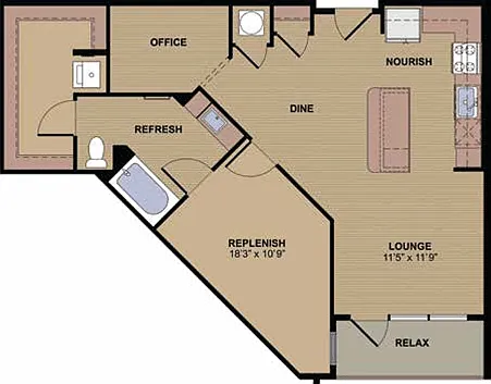 Floor plan A1N