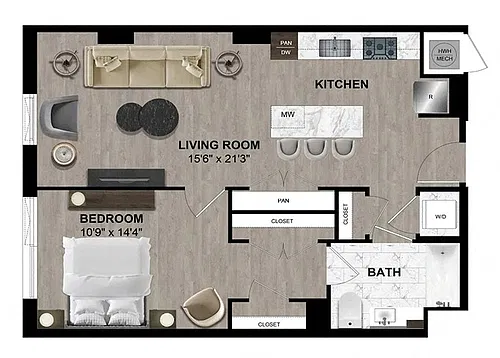 Floor plan A213