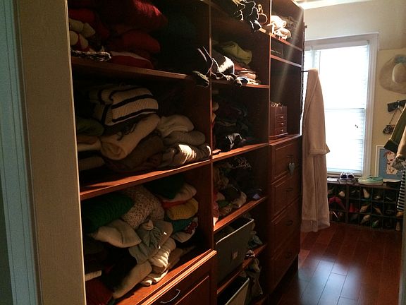 Master walk in closet