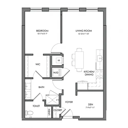 Floor plan Aspen AD1