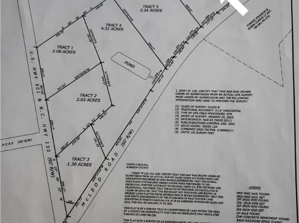 6 McLeod Rd, Rowland, NC 28383