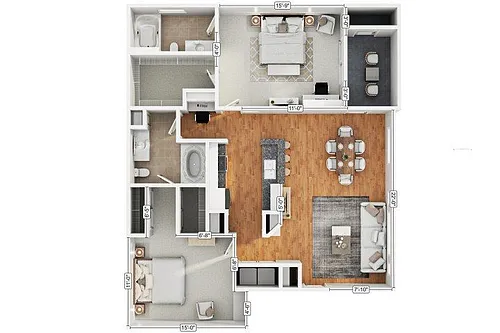 Floor plan 2A2