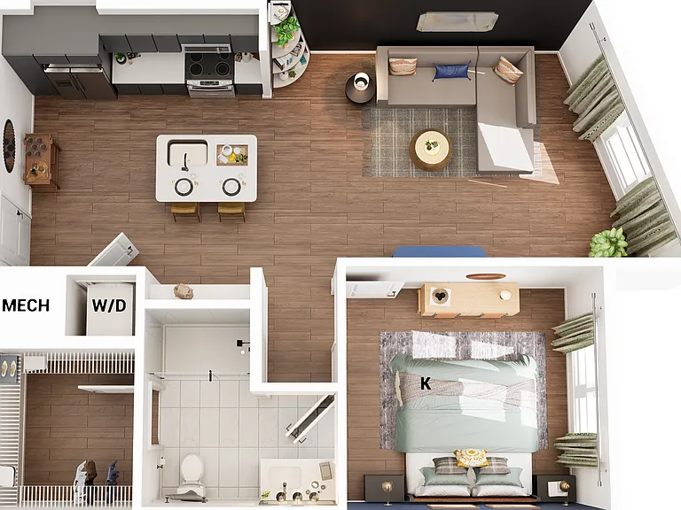 A4 floor plan Broadstone West End