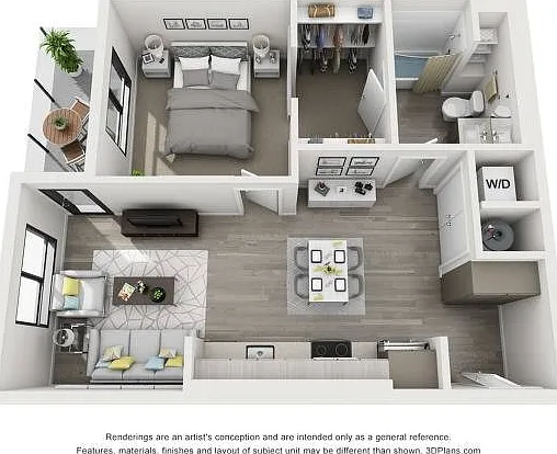 One Bedroom A2 One Bedroom A2