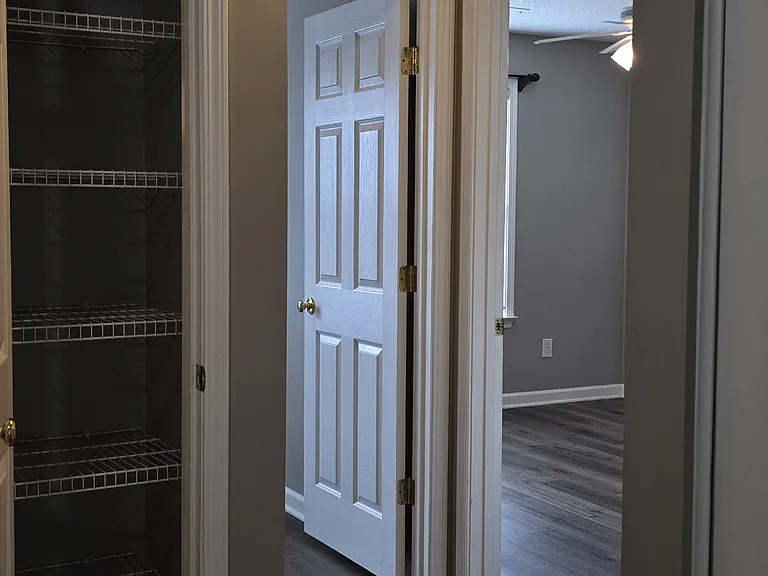 Upstairs hallway closet