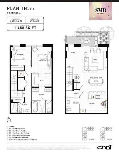Floor plan TH5