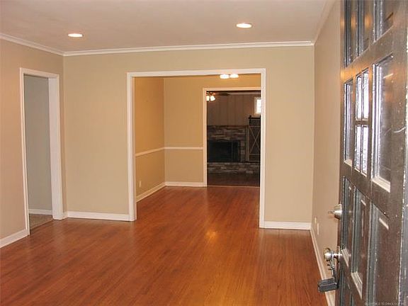 Living area inside the front door.  Beautiful Hardwoods!