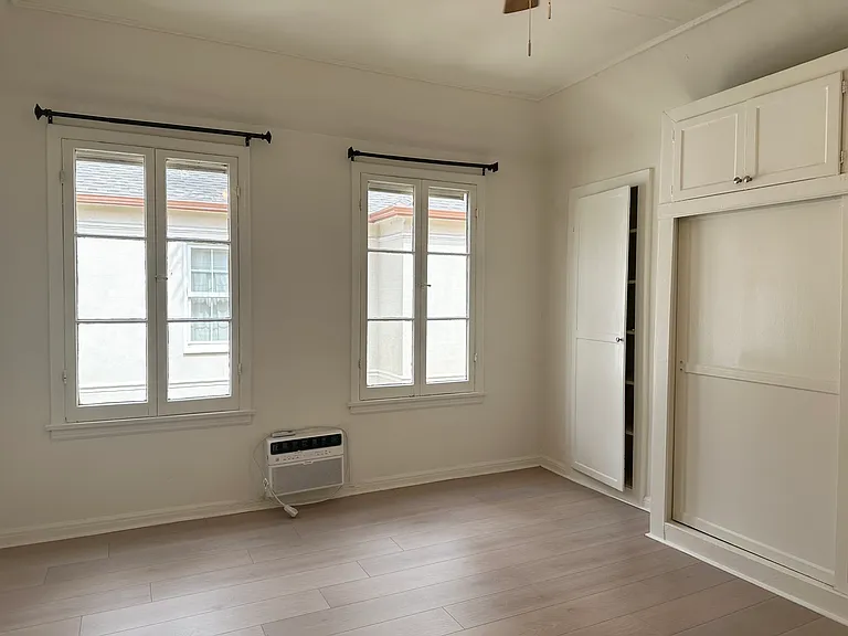 Bedroom with closets
