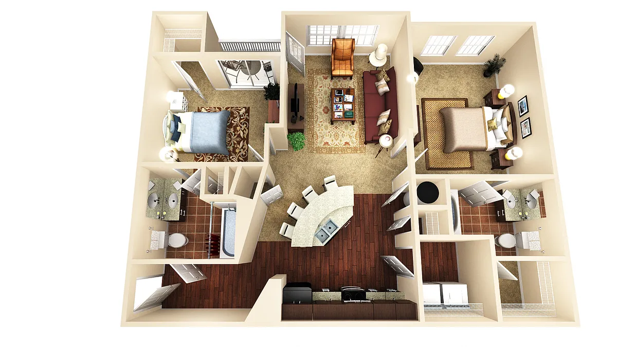 Floor plan B1