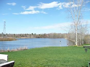View of the private pond from the deck!