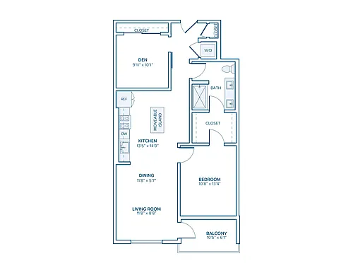 Floor plan A10D