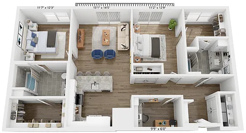 Floor plan B7