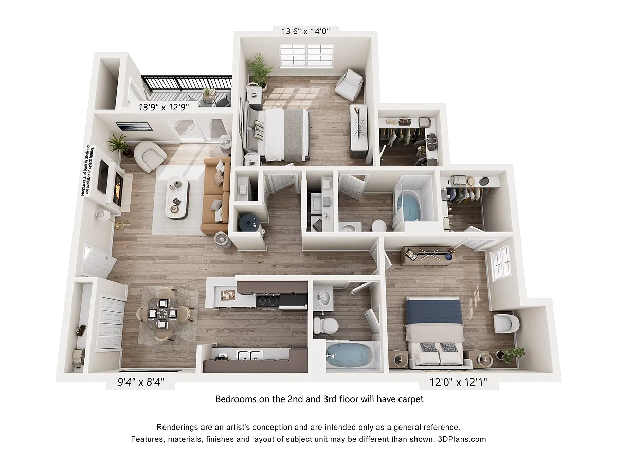 Floor plan The Sequoyah