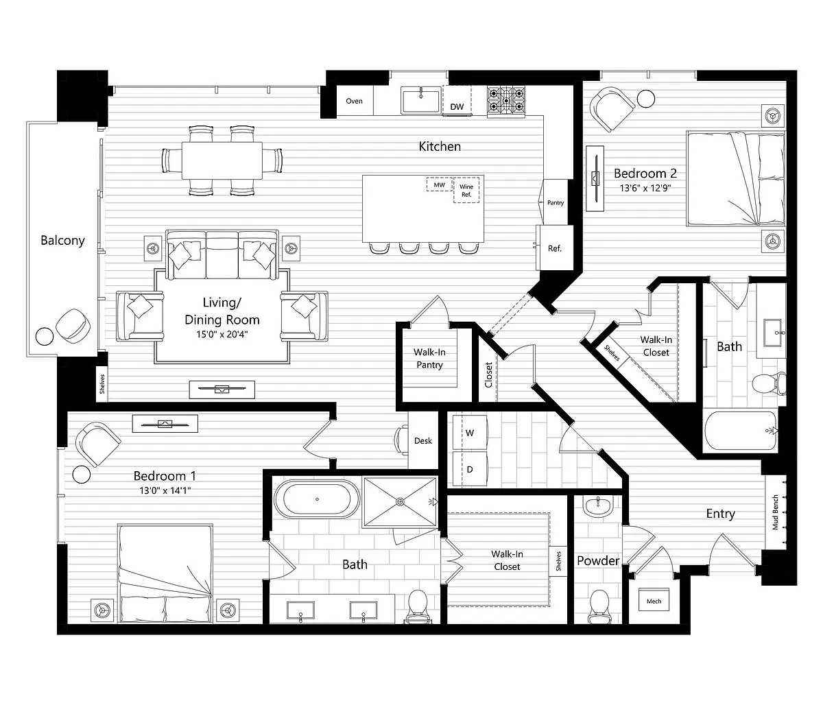 Floor plan B9