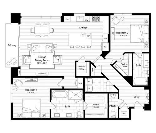 Floor plan B9