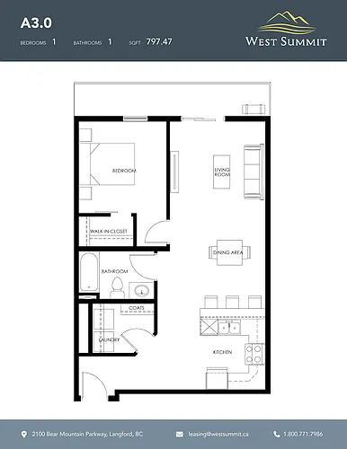 Floor plan Hornby Island