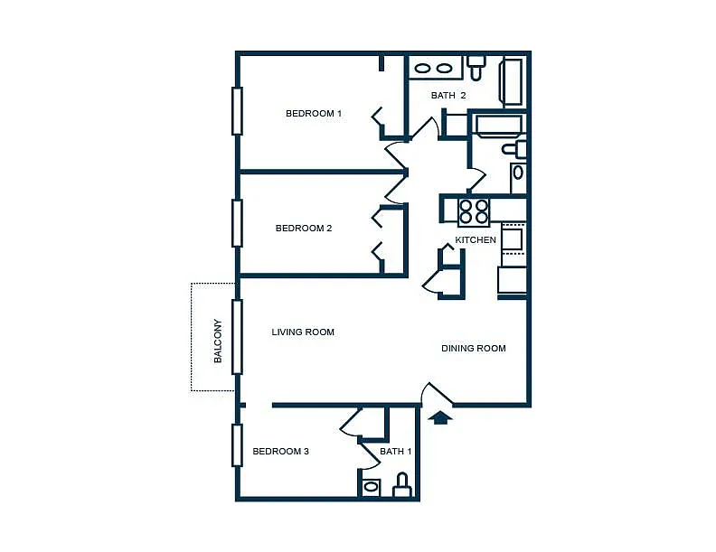 Floor plan 3C