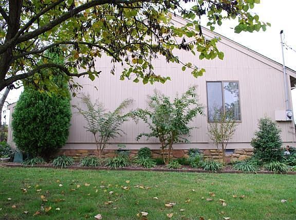 Side with Landscaping