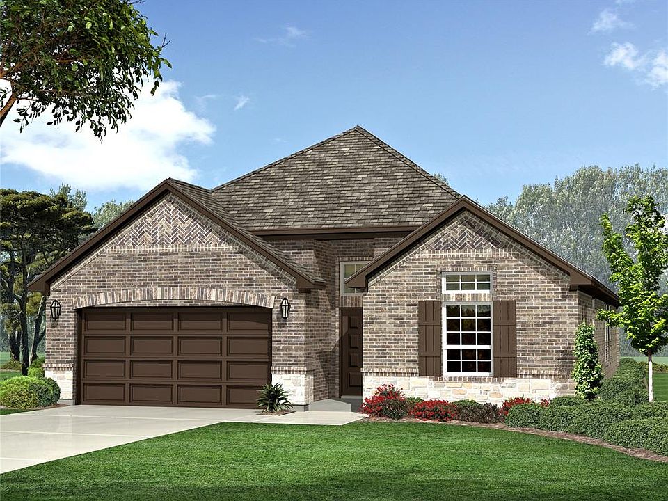 D.R. Horton's White Rock Floorplan Elevation M. Photos shown here may not depict the specified home & features included are for illustration purposes only