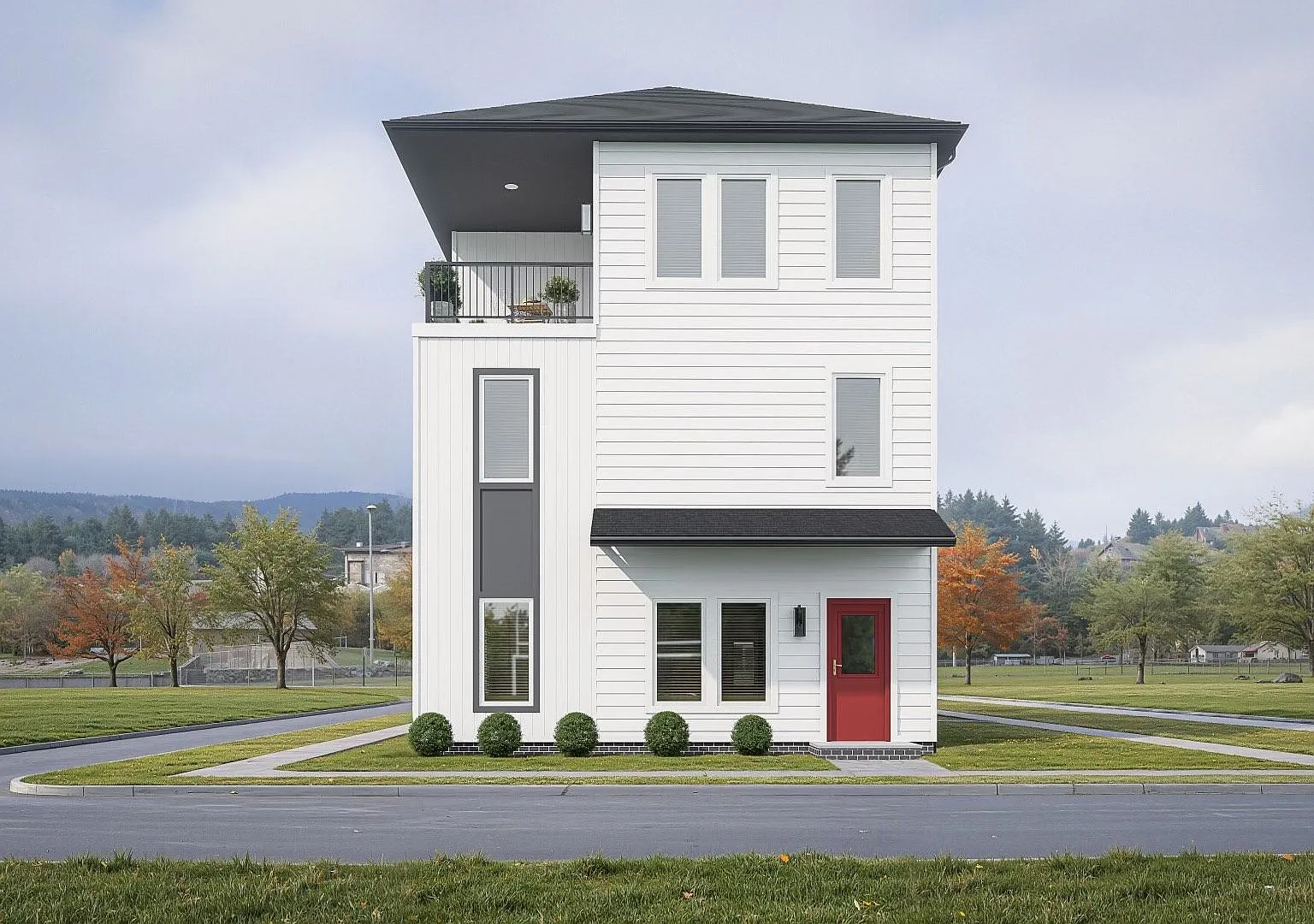 August 2028 Newly Built Luxury Build! 5 Bed, 5.5 Bath 3 Story Townhome with Corner Balcony! — Photo 1