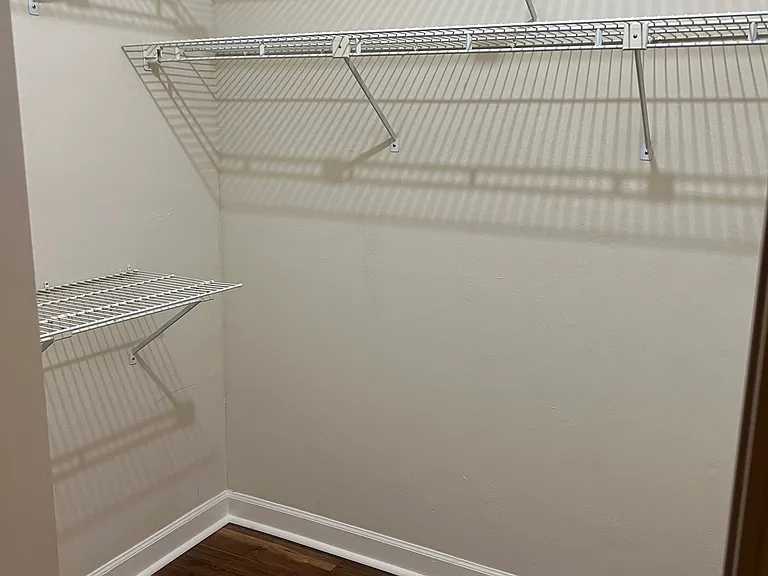 Master bedroom walk in closet