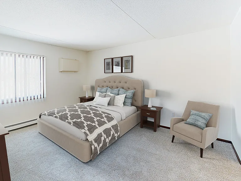 555 - 1,250 square feet of living space