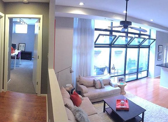 Sleek, open floor plan