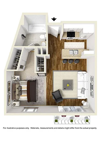 Floor plan Studio
