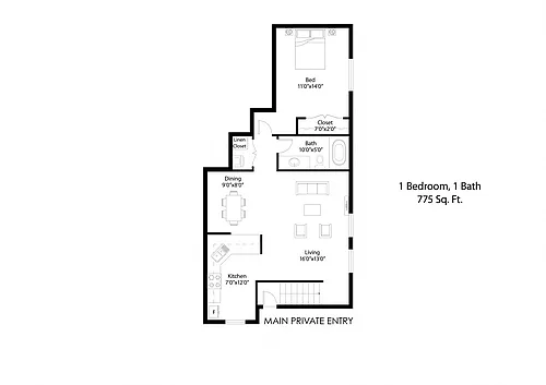 Floor plan A1R