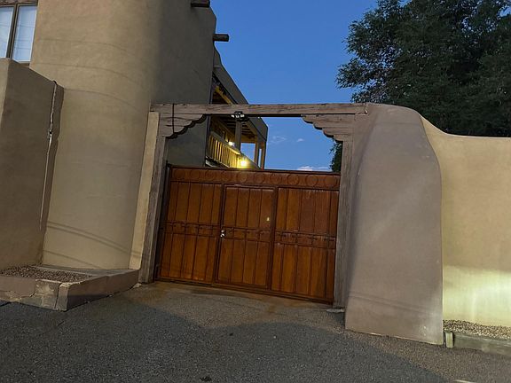 Gate for gated parking lot and patio.
