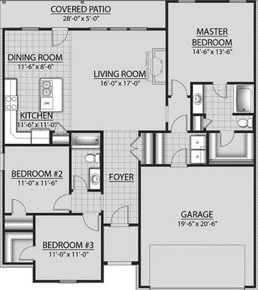 Hillsborough IV H - Floor Plan - DSLD Homes