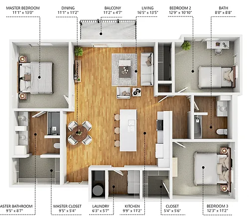 Floor plan C1