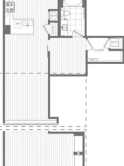 E - 1 Bedroom / 1 Bath E - 1 Bedroom / 1 Bath