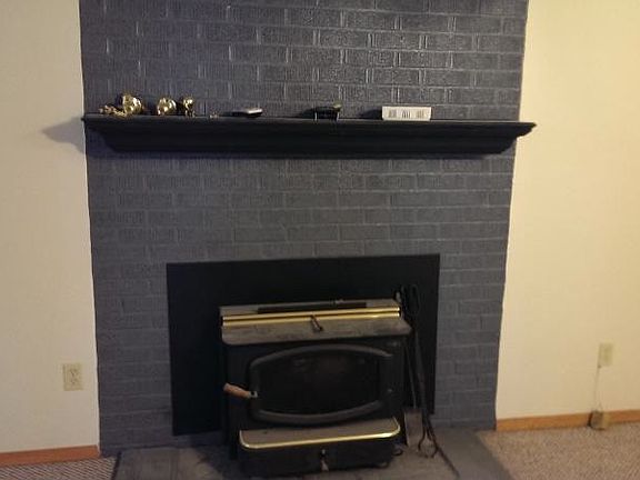 Wood stove inserts both on main and basement