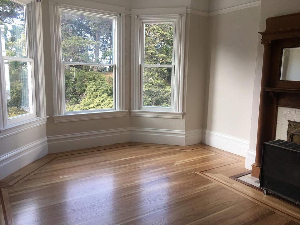Beautiful view of Golden Gate park from the living room