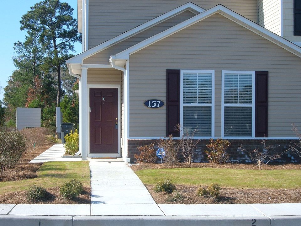 End unit with private backyard