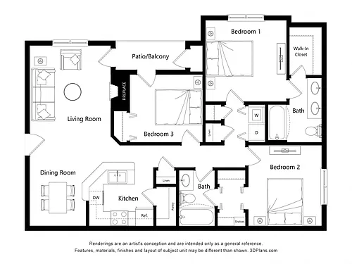 Floor plan The Spruce