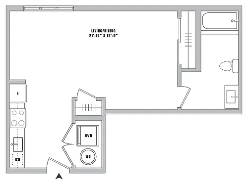 Floor plan Studio-S5