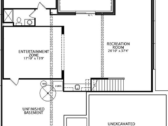 floor plan lower level
