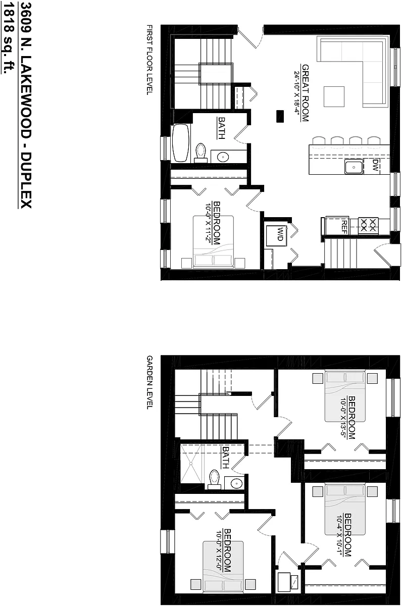 Floor plan Four Bedroom