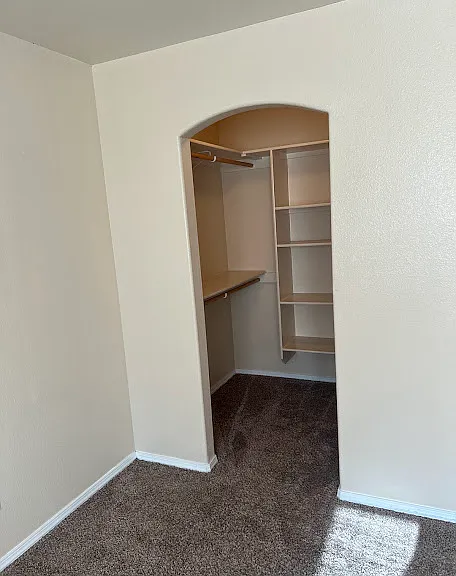 Master bedroom walk-in closet