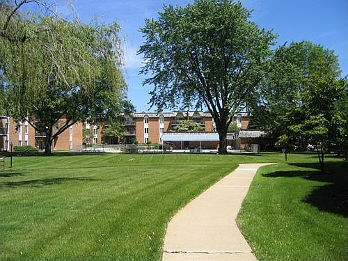 Beautiful courtyard view and heated outdoor pool