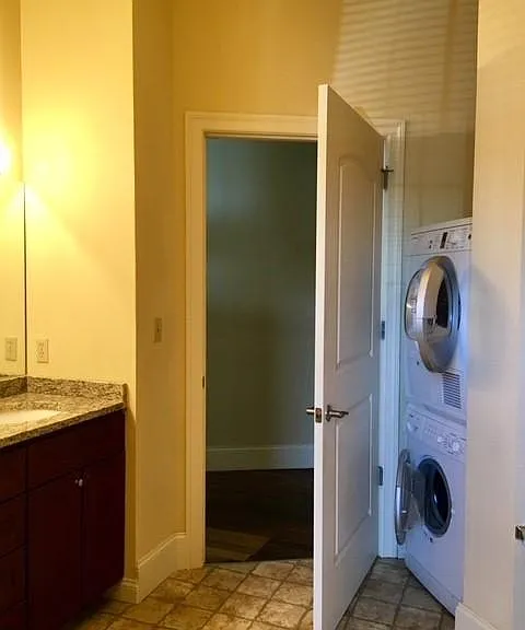 Guest Bathroom with Hallway and Bedroom Access