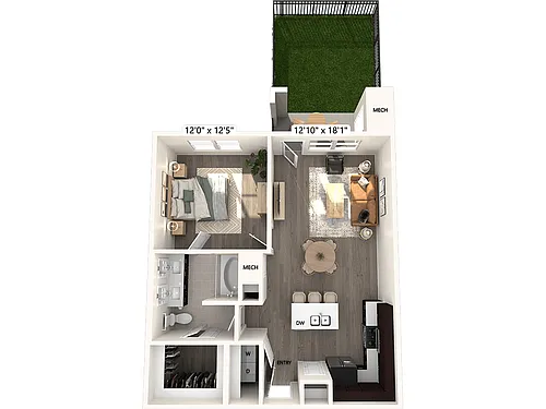 Floor plan A2-Yard