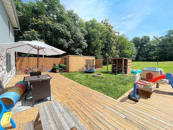 Back Deck and Bonfire Pit