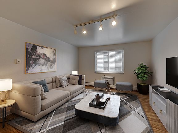 Living Room, unit not furnished