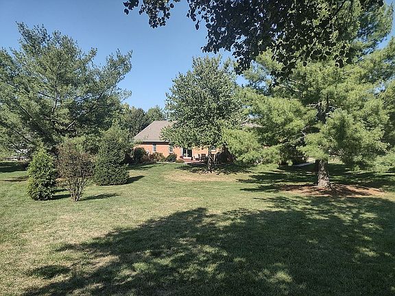 View from bench to house