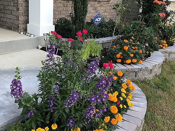 Front porch stone paver