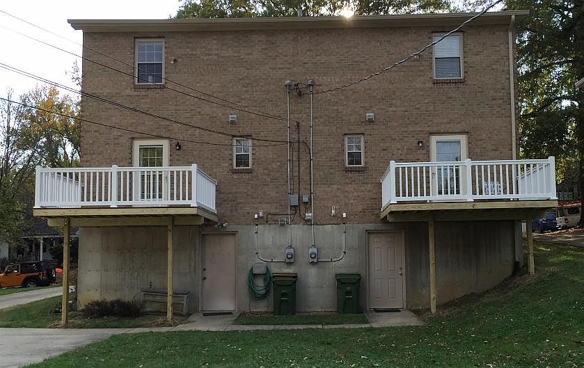 Back of building
