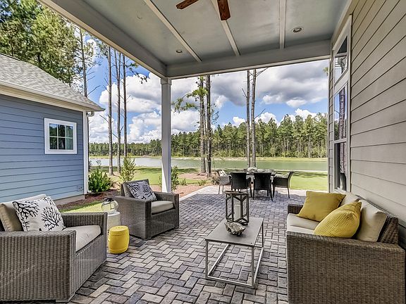 Covered patio to spend time outside